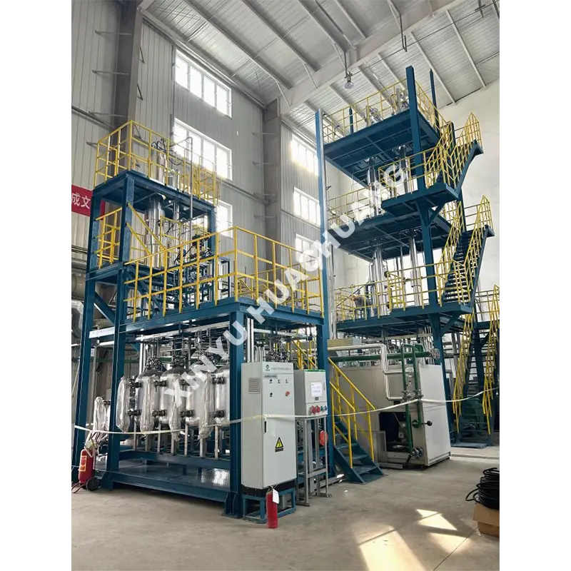 Løsemiddelgjenvinningsdestillasjonsenhet